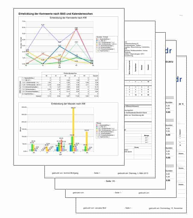 docma_report_sammlung_berichte docma REPORT - Reporting - Bautagesberichte